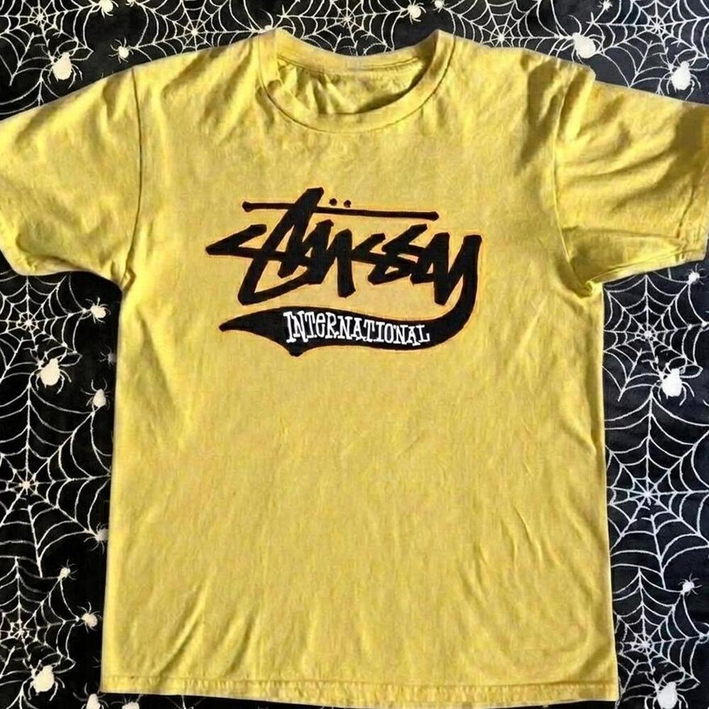 Yellow Stussy International T-Shirt
